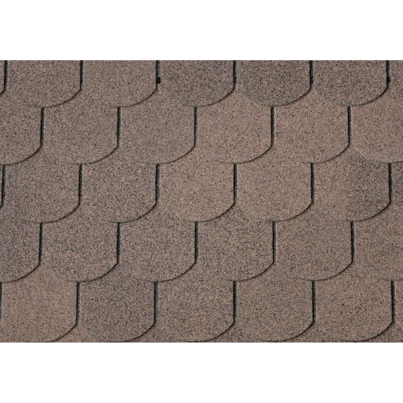 Onduline Asfaltový šindel Bardoline CLASSIC bobrovka, hnědá, 2 m2