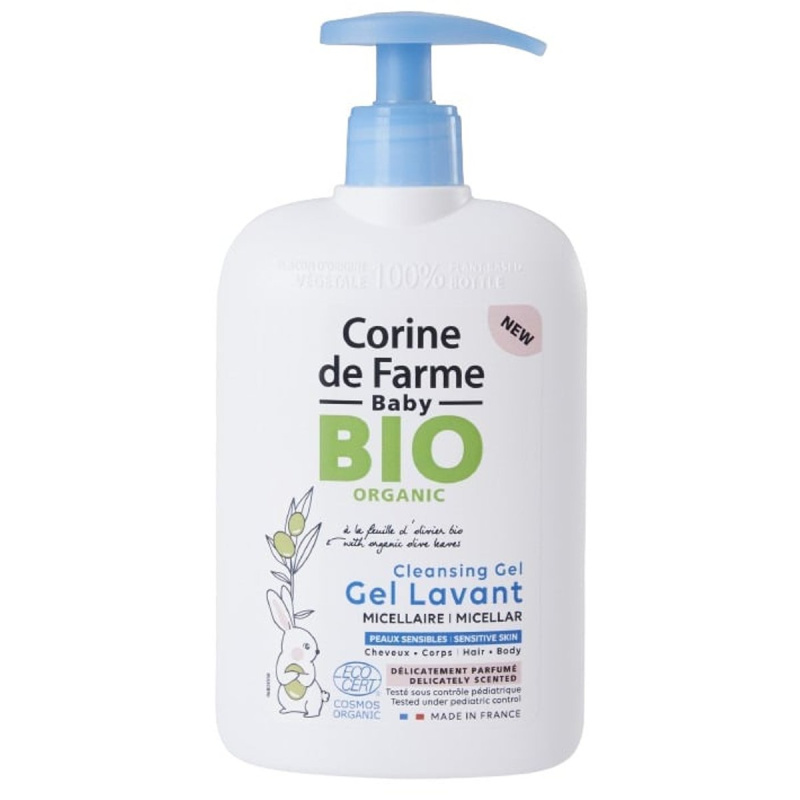 Corine de farme Baby BIO Cleansing Gel micelární gel na tělo a vlasy pro děti 500 ml