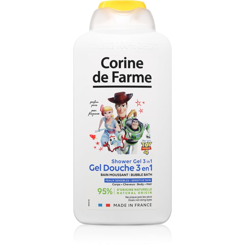 Corine de Farme 3v1 Sprchový gel, šampon a pěna do koupele - Příběh hraček Disney, 500ml