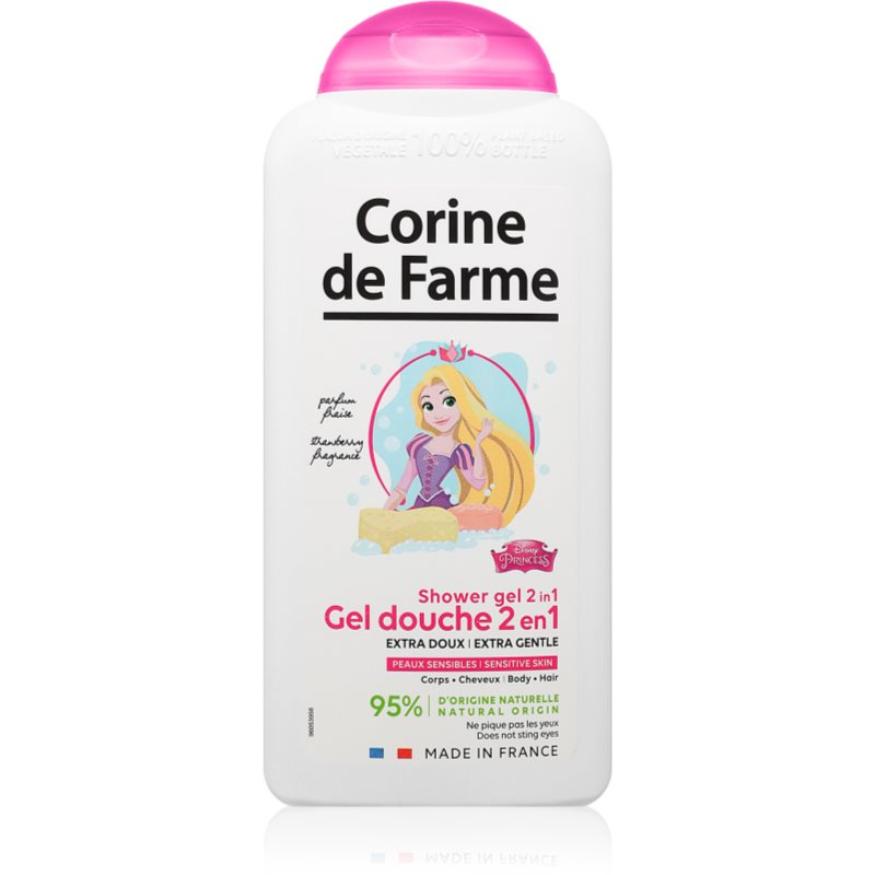 Corine de Farme 2v1 Sprchový gel a šampon - Princezny Disney, 300ml