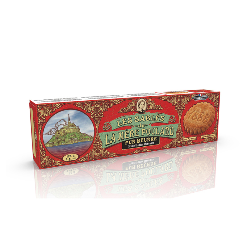 LA MÉRE POULARD Pur Beurre máslové sušenky 125 g