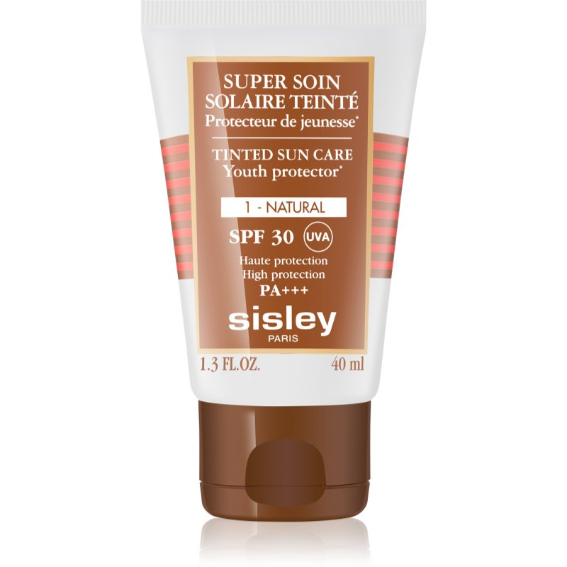 Sisley Super Soin Solaire Teinté ochranný tónovací krém na obličej SPF 30 odstín 1 Natural 40 ml