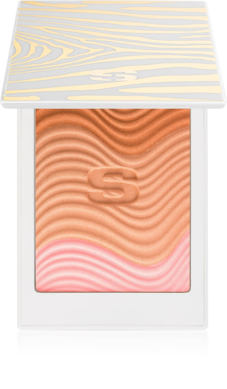 Sisley Phyto-Touche Sun Glow Powder tvářenka se štětečkem odstín Trio Miel Cannelle 11 g