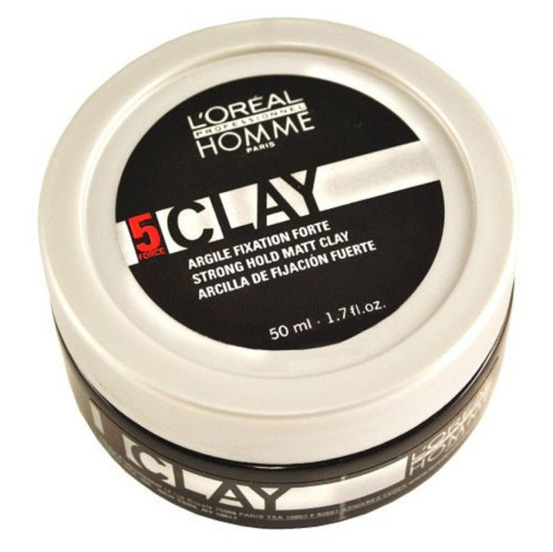 L’Oréal Professionnel Homme 5 Force Clay modelovací hlína silné zpevnění 50 ml