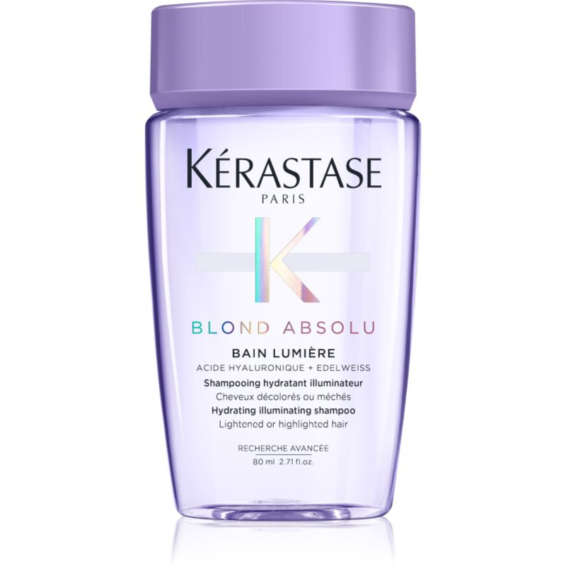 Kérastase Blond Absolu Bain Lumière šamponová lázeň pro zesvětlené nebo melírované vlasy 80 ml