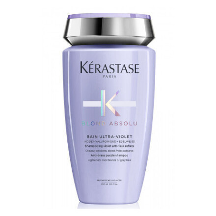 Kérastase Blond Absolu Bain Ultra-Violet šamponová lázeň pro zesvětlené, melírované studené blond vlasy 250 ml