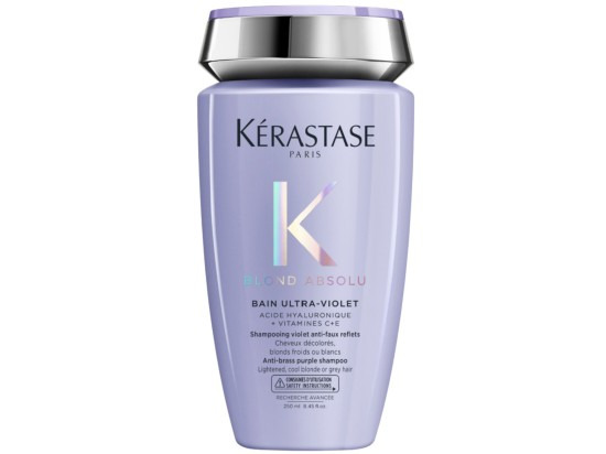 Kérastase Blond Absolu Bain Ultra-Violet šamponová lázeň pro zesvětlené, melírované studené blond vlasy 250 ml