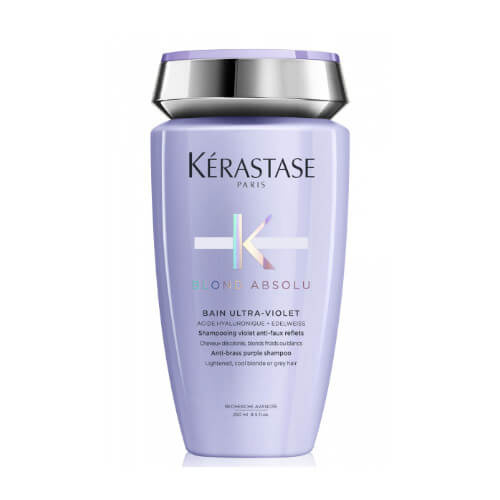 Kérastase Blond Absolu Bain Ultra-Violet šamponová lázeň pro zesvětlené, melírované studené blond vlasy 250 ml