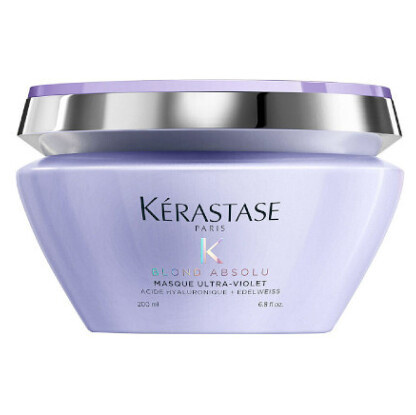 Kérastase Blond Absolu Masque Ultra-Violet hloubková péče pro zesvětlené, melírované studené blond vlasy 200 ml