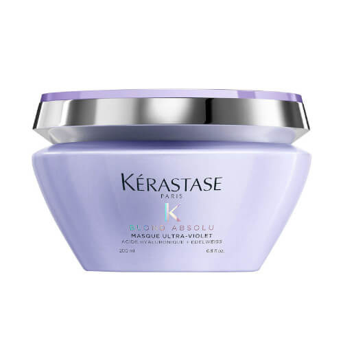 Kérastase Blond Absolu Masque Ultra-Violet hloubková péče pro zesvětlené, melírované studené blond vlasy 200 ml
