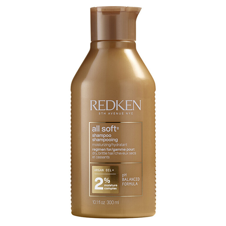 Redken All Soft vyživující šampon pro suché a křehké vlasy 300 ml