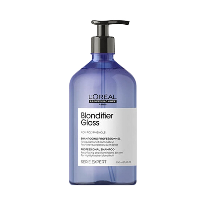 L’Oréal Professionnel Serie Expert Blondifier zkrášlující a regenerační šampon pro zesvětlené, melírované studené blond vlasy 500 ml