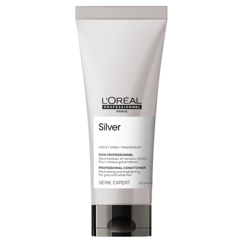 L’Oréal Professionnel Serie Expert Silver rozjasňující kondicionér pro šedivé vlasy 200 ml