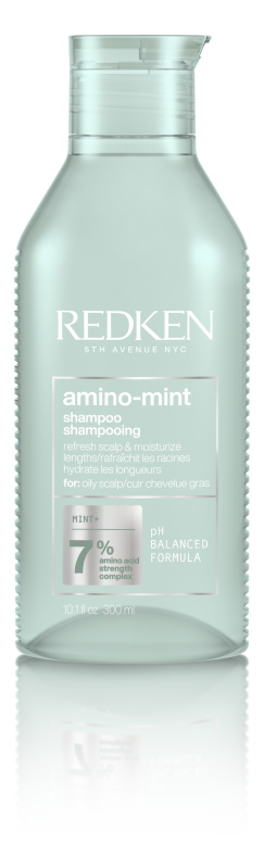Redken Amino Mint jemný čisticí šampon pro rychle se mastící vlasy 300 ml