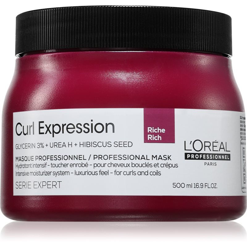 L’Oréal Professionnel Curl Expression Curl Expression Rich mask intenzivní hydratační maska pro vlnité a kudrnaté vlasy 500 ml