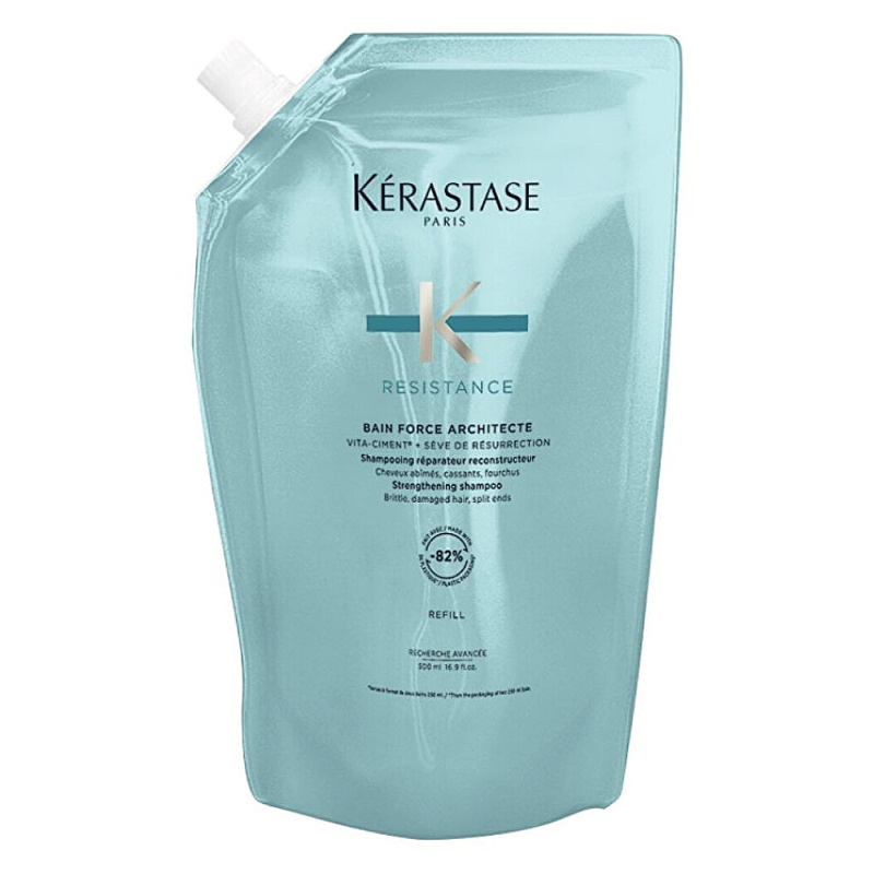 Kérastase Résistance Bain Force Architecte šampon s posilujícími účinky pro oslabené a lehce poškozené vlasy 500 ml