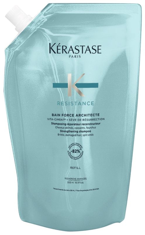 Kérastase Résistance Bain Force Architecte šampon s posilujícími účinky pro oslabené a lehce poškozené vlasy 500 ml