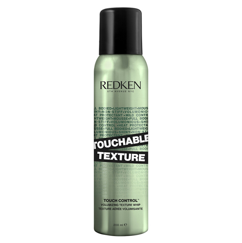 Redken Touchable Texture stylingová pěna pro definici a tvar účesu 200 ml