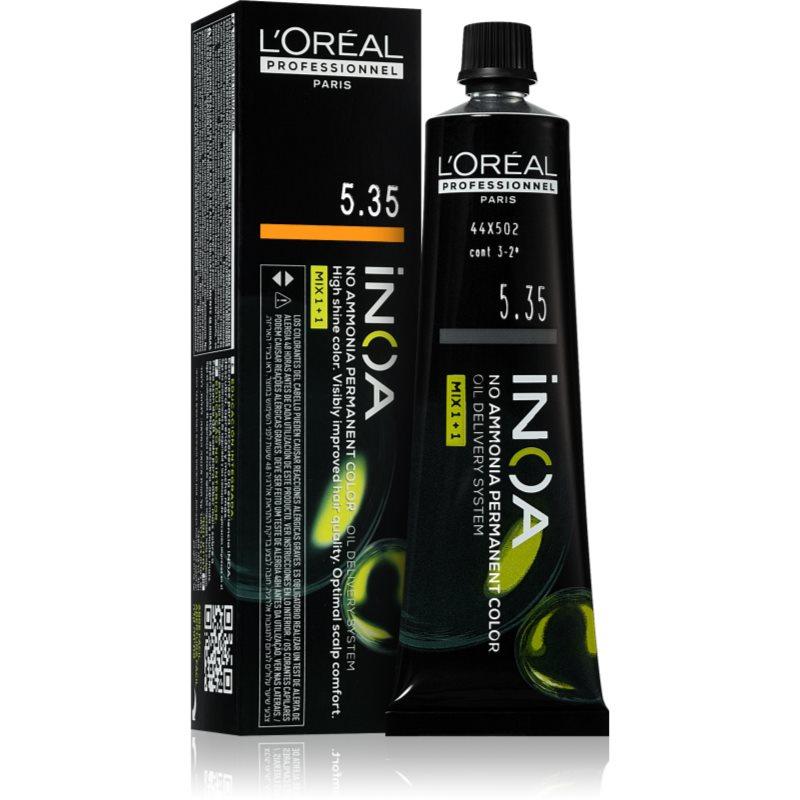 L’Oréal Professionnel Inoa permanentní barva na vlasy bez amoniaku odstín 5.35 60 ml