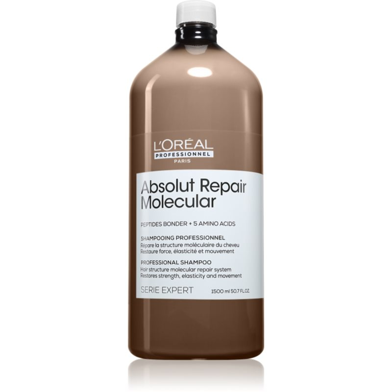 L’Oréal Professionnel Serie Expert Absolut Repair Molecular posilující šampon pro poškozené vlasy 1500 ml