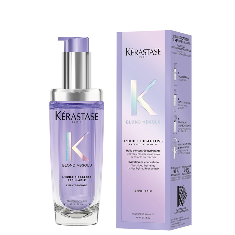 Kérastase Blond Absolu L'huile Cicagloss hydratační olej pro blond a melírované vlasy 75 ml