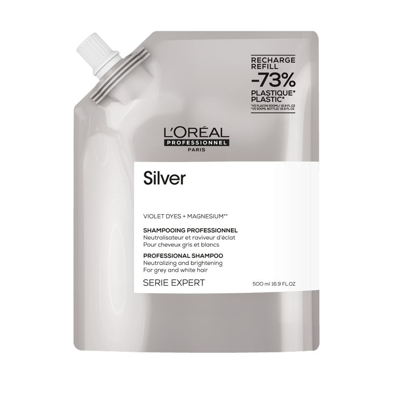 L’Oréal Professionnel Serie Expert Silver stříbrný šampon pro šedivé vlasy 500 ml