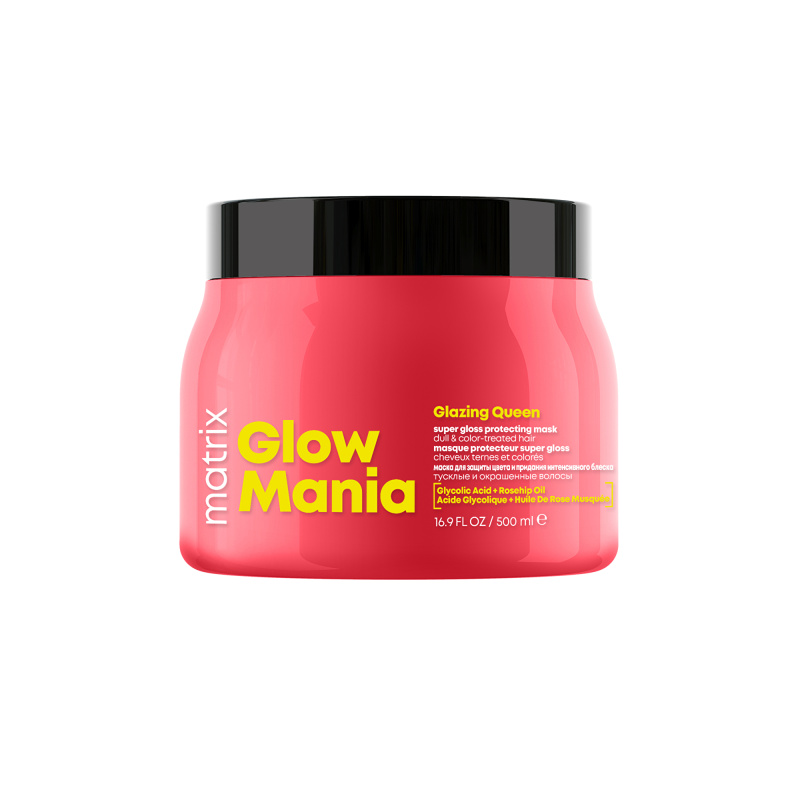 Matrix Glow Mania maska pro barvené vlasy 500 ml