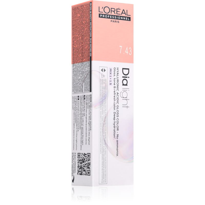 L’Oréal Professionnel Dia Light barva na vlasy odstín 7.43 60 ml