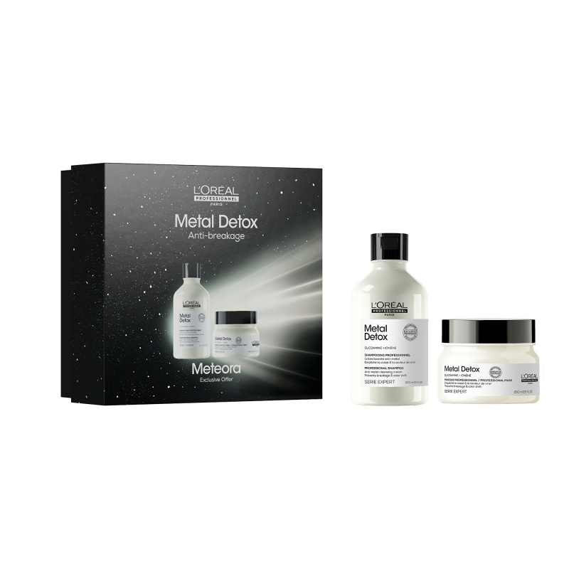L’Oréal Professionnel Serie Expert Metal Detox dárková sada pro barvené a poškozené vlasy