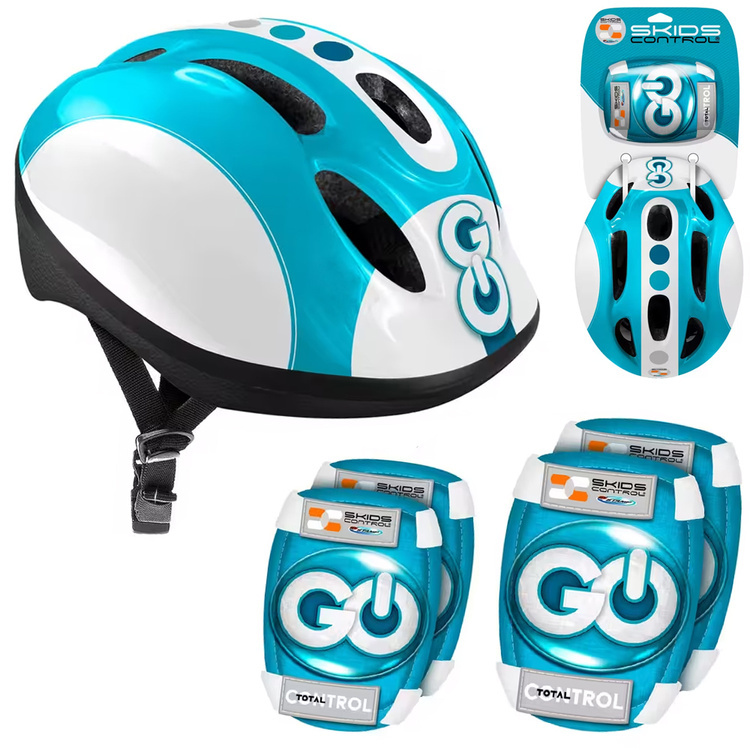 Dětská sada ochranného vybavení modrá