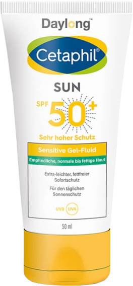 Daylong Cetaphil SUN Sensitive lehký ochranný fluid pro citlivou pleť SPF 50+ 50 ml