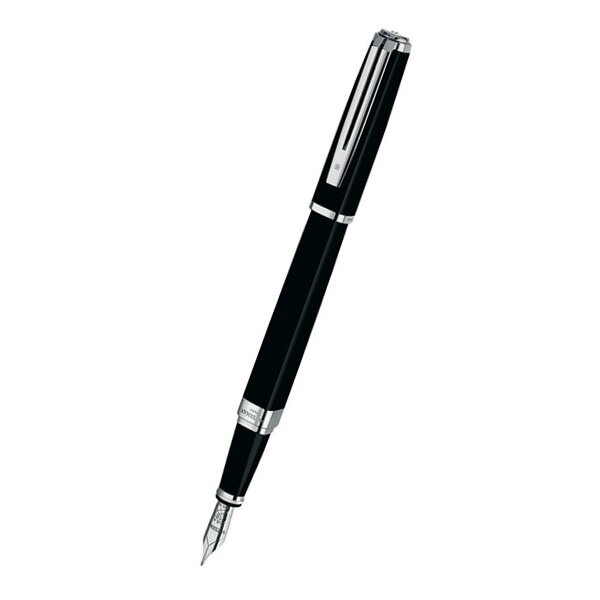 Waterman Exception Slim Black Lacquer ST hrot F Waterman
