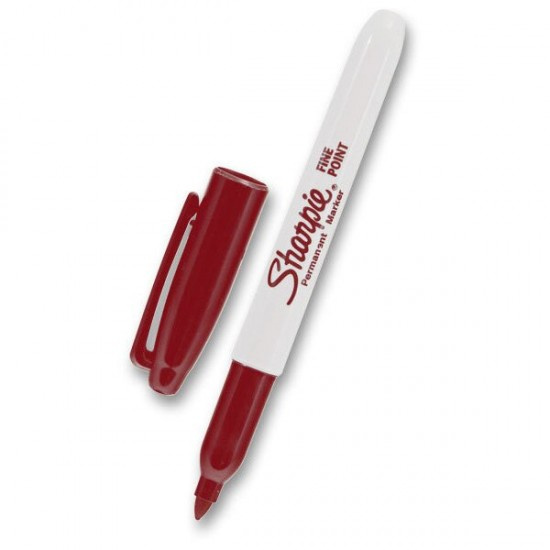 Permanentní popisovač Sharpie červený Sharpie