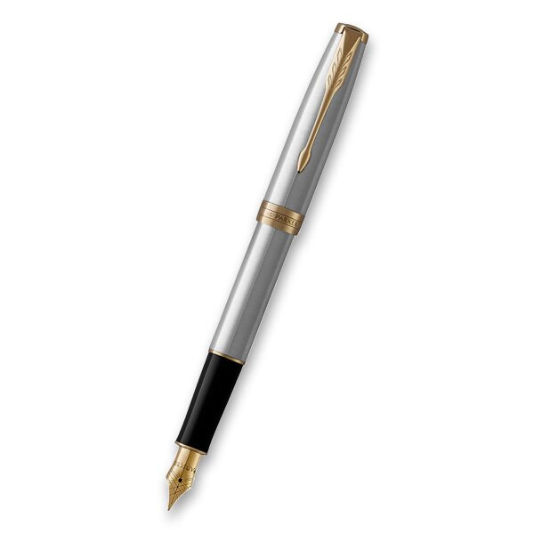 Plnicí pero Parker Sonnet Stainless Steel GT hrot M