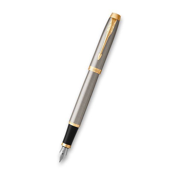 Plnicí pero Parker IM Brushed Metal GT hrot F