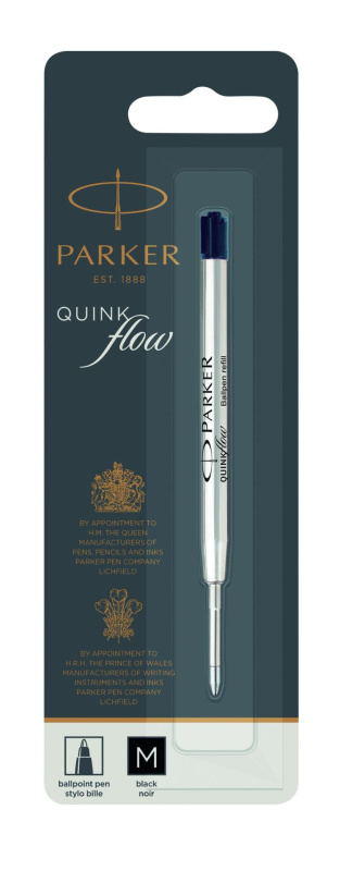 Parker Quink Flow náplň do Kuličkové tužky černá M Parker