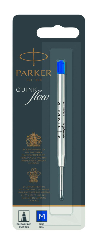 Parker Quink Flow náplň do Kuličkové tužky modrá M Parker