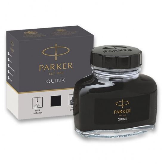 Lahvičkový inkoust Parker černý Parker
