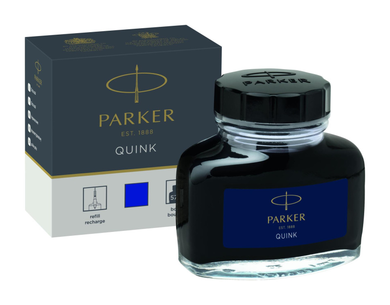 Lahvičkový inkoust Parker modrý Parker