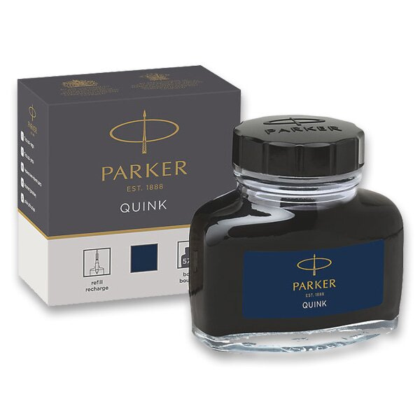 Lahvičkový inkoust Parker modročerný Parker