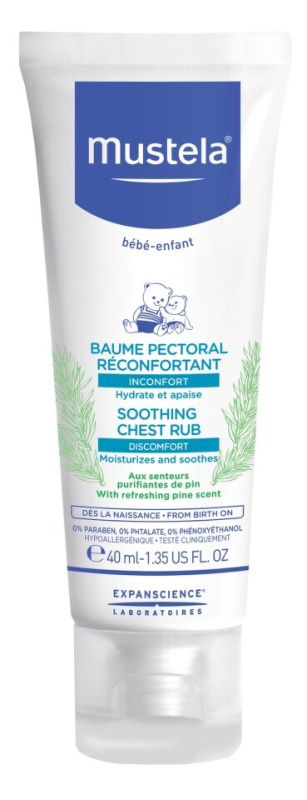 Mustela Bébé balzám s vůní borovice pro klidnější spánek 40 ml