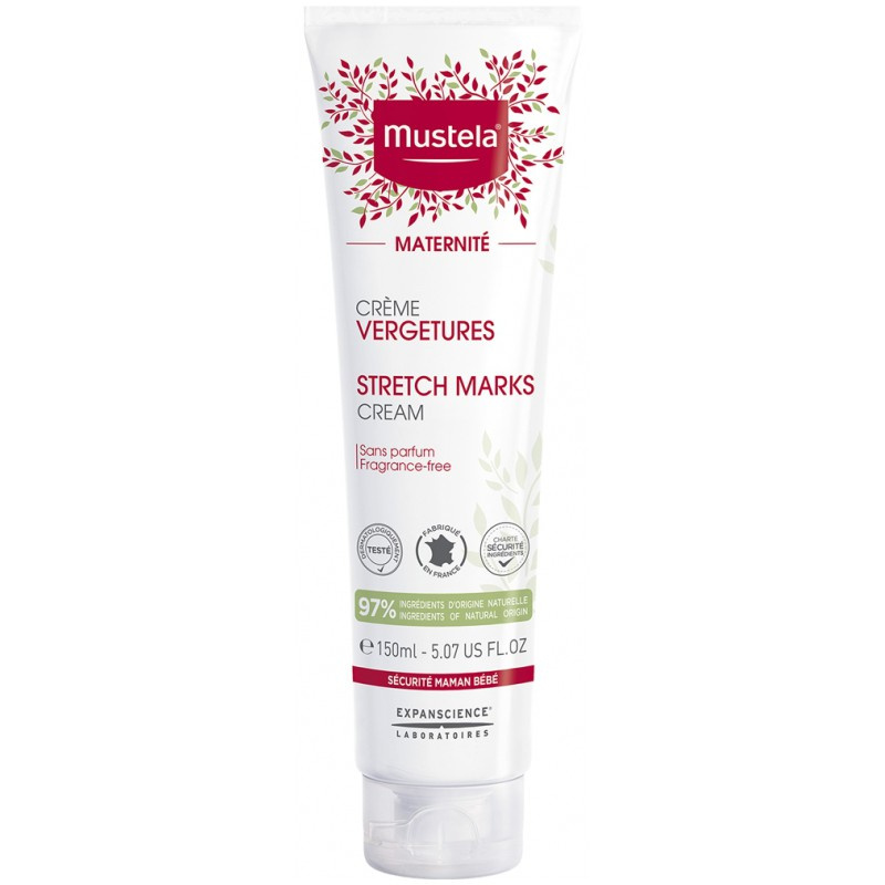 Mustela Maternité tělový krém na strie bez parfemace 150 ml