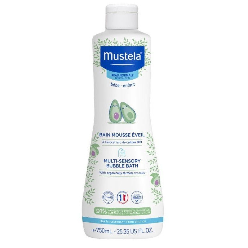 Mustela Bébé Bain pěna do koupele pro děti 750 ml