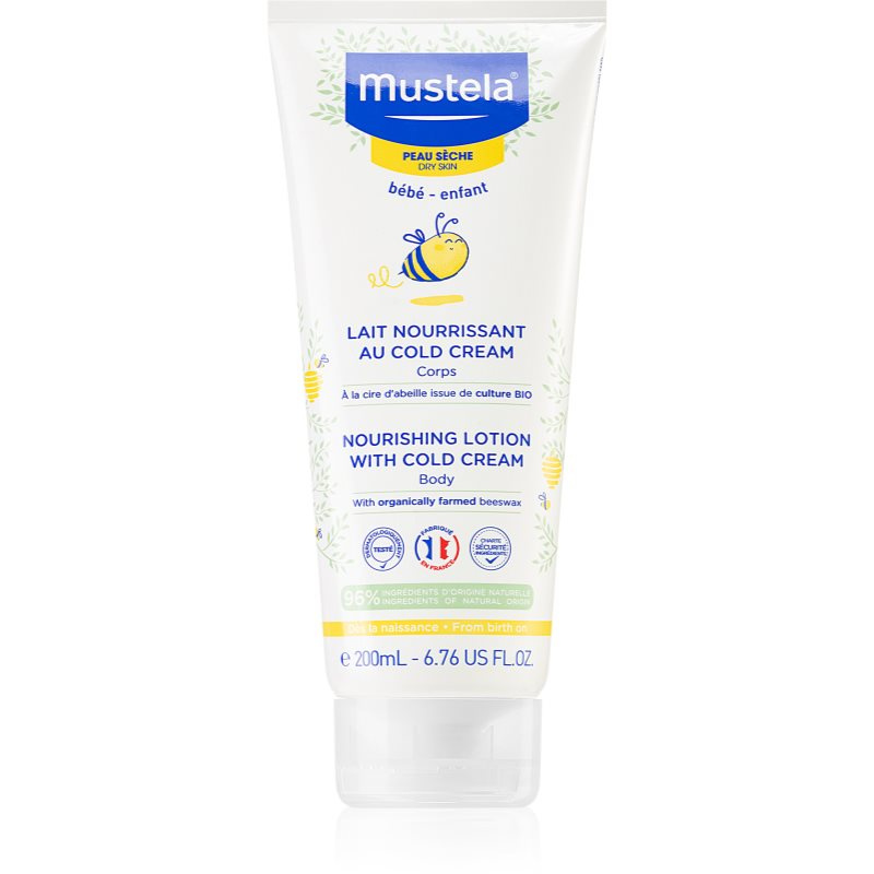 Mustela Bébé Soin tělové mléko s obsahem Cold Cream 200 ml