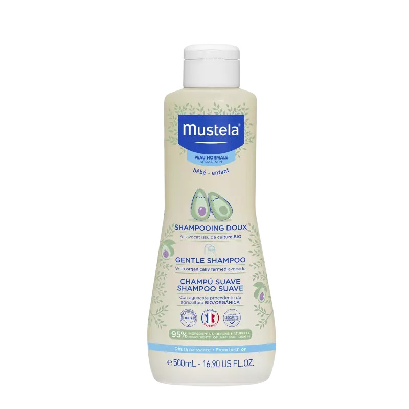 Mustela Bébé jemný šampon pro děti od narození 500 ml