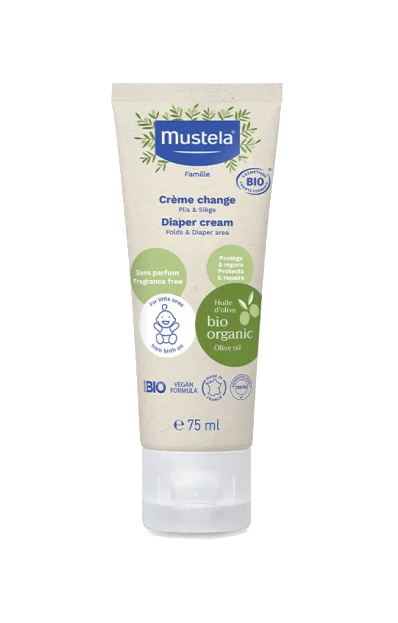 Mustela BIO krém proti opruzeninám pro děti od narození 75 ml
