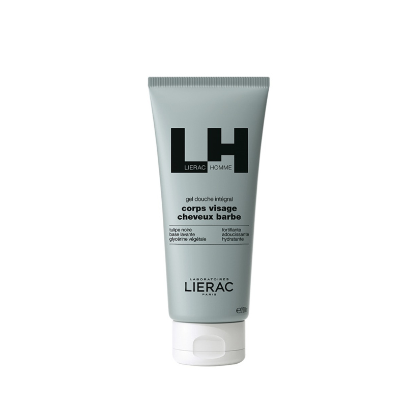 Lierac Homme Integral sprchový gel na obličej, tělo a vlasy 200 ml