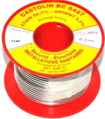 Pájka cínová Castolin Tin Flam 5427 BC 2 mm