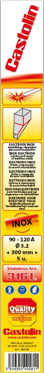 Elektrody nerezové Castolin Inox Arc 316L 2 mm 10 ks