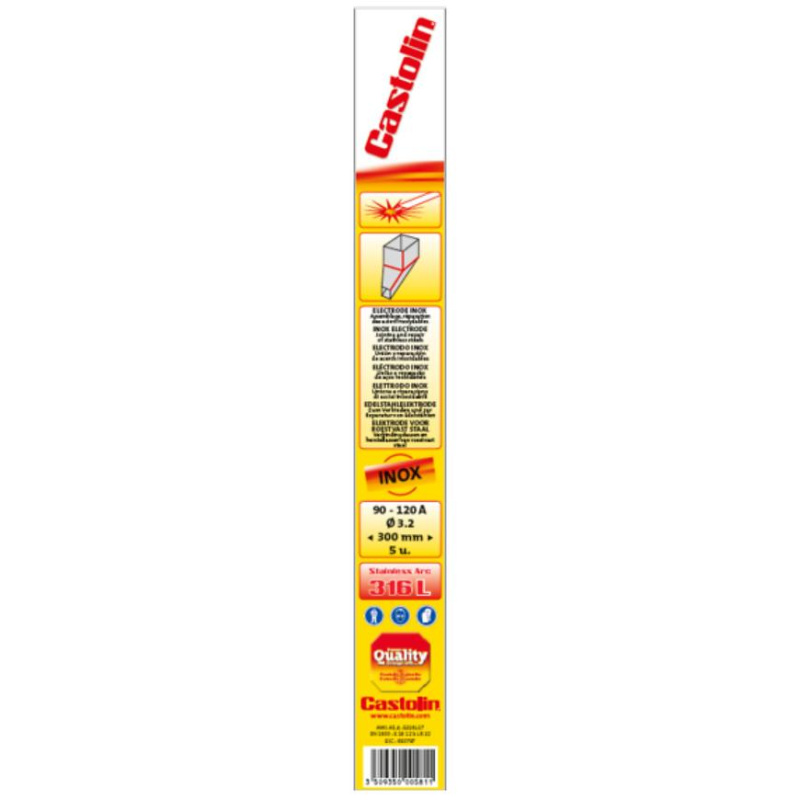 Elektrody nerezové Castolin Inox Arc 316L 2 mm 10 ks